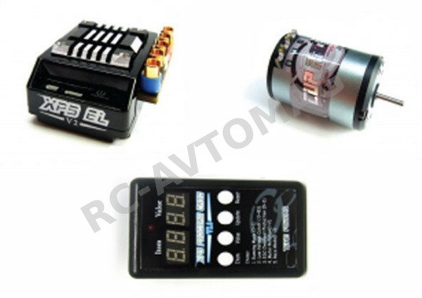 Комбо-набор Team Powers XPS EL Speed Control V1.2 40A + Cup Racer Sensored Brushless motor 10.5T - w/setting card
