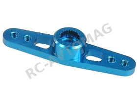 Качалка 3Racing (#3RAC-HFD26/LB) 2.6mm Aluminium Double Servo Arm For Futaba - Light Blue