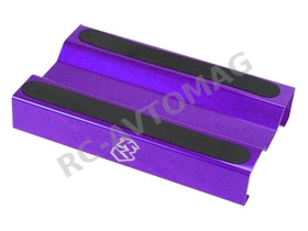 Стенд 3Racing (#ST-11/PU) Aluminium Setting Stand for 1/10 EP / GP - Purple