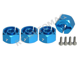 Хексы 3Racing (#3RAC-WX127/PK) Wheel Adaptor (7mm) - Thick
