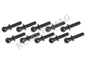 Шаровые 3Racing (#3RAC-BS4810/LB) 4.8mm Ball Stud L=10 (10 pcs) - Light Blue