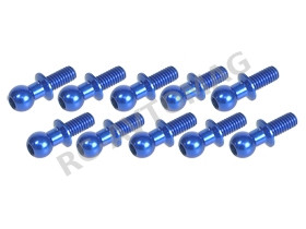 Шаровые 3Racing (#3RAC-BS4810/BU) 4.8MM Ball Stud L=10 (10 pcs) - Blue
