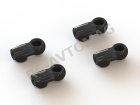 Шаровые наконечники 3Racing (#3RAC-BE4812/A) 4.8mm Ball End Set - 12mm For Anti-Roll Bar - 4pcs