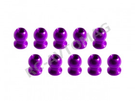 Шаровые 3Racing (#3RAC-BS58H5/PU) 5.8mm Hex Ball Stud L=5 (10 pcs) - Purple