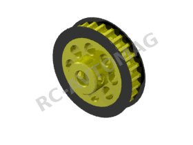 Шестерня центральная 25 T (пуля) 3Racing (#3RAC-3PY/25) Aluminum Center Pulley Gear T25