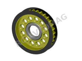 Шестерня центральная 30 T (пуля) 3Racing (#3RAC-3PY/30) Aluminum Center Pulley Gear T30