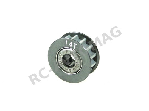 Шестерня (one-way) 14 T 3Racing (#3RAC-3PYW/14) Aluminum Center One Way Pulley Gear T14