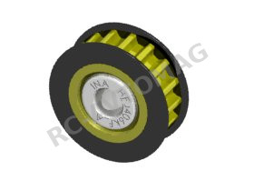 Шестерня (one-way) 17 T 3Racing (#3RAC-3PYW/17) Aluminum Center One Way Pulley Gear T17