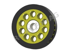 Шестерня (one-way) 27 T 3Racing (#3RAC-3PYW/27) Aluminum Center One Way Pulley Gear T27
