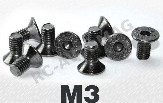 Винты YFS (#HSB3-20BN) Винт с потайем М3х20mm 1 pcs