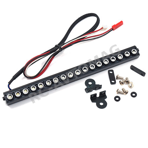 Сонары Yeah Racing (#YA-0507BK) 1/10 Aluminum White LED Light Bar Black for Crawler