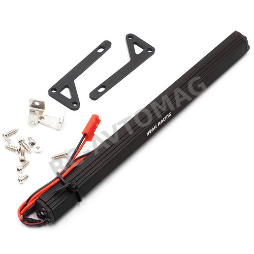 Сонары Yeah Racing (#YA-0567BK) 1/10 Aluminum White Super Bright LED Light Bar Blue w/Two Set Mount for 1/10 RC Truck Crawler