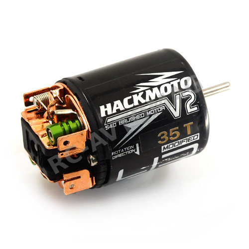 Коллекторный двигатель Yeah Racing (#MT-0014) Yeah Racing Hackmoto V2 35T 540 Brushed Motor