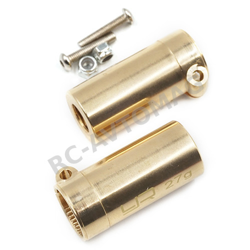 Чашки задние Yeah Racing (#AXSC-007) Brass Rear Axle Lock Out 2pcs For Axial SCX10 II