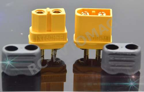 Коннектор Amass (#XT60H-M) Connector XT60H (Male) 1 pcs