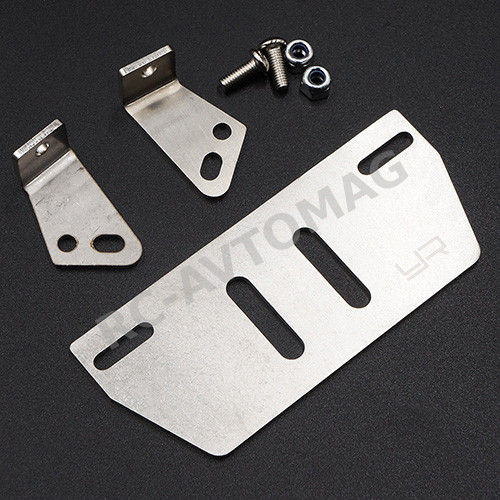 Передняя защита Yeah Racing (#TRX4-043) Stainless Steel Front or Rear Fender For Traxxas TRX-4