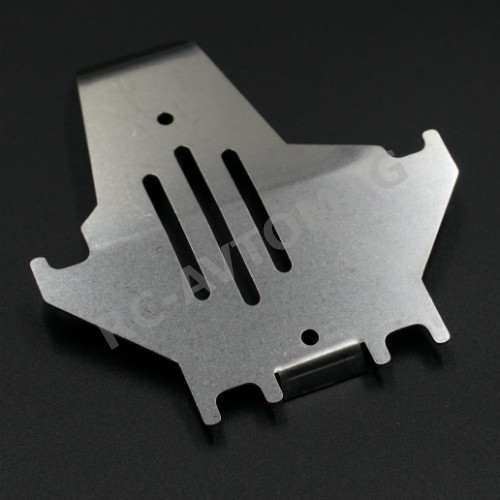 Защита днища Yeah Racing (#TRX4-039) Stainless Steel Skid Plate For Traxxas TRX-4 Silver
