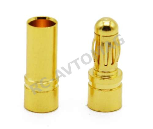 Коннектор Amass (#GC3510-F/M) Connector 3.5 mm (Female/Male) 2 pcs