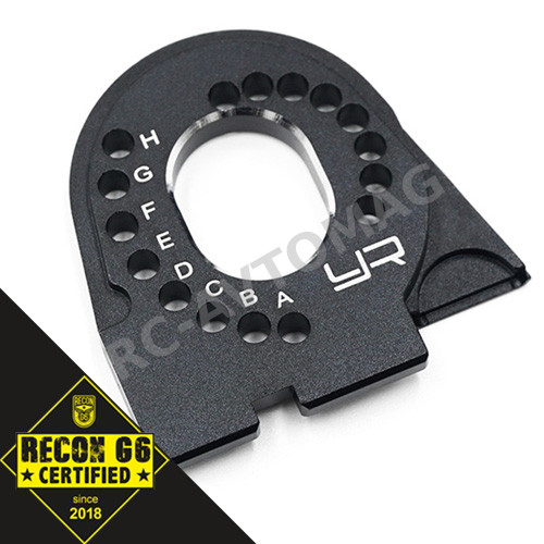 Моторама Yeah Racing (#TRX4-014BK) Aluminum Motor Mount Black For Traxxas TRX-4 Black 'G6 Certified'