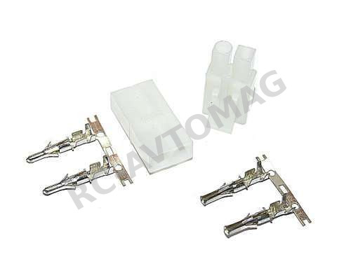 Коннектор Amass (#AM-5104) Connector Tamiya (Male-Female)