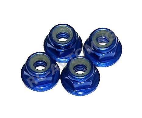 Гайки YFS (#YFS-7208) Flanged Lock Nut  M4 4 pcs