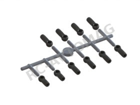 Шаровые наконечники 3Racing (#3RAC-BE4816/V2) 4.8mm Ball End Set - 16mm & 12mm /V2