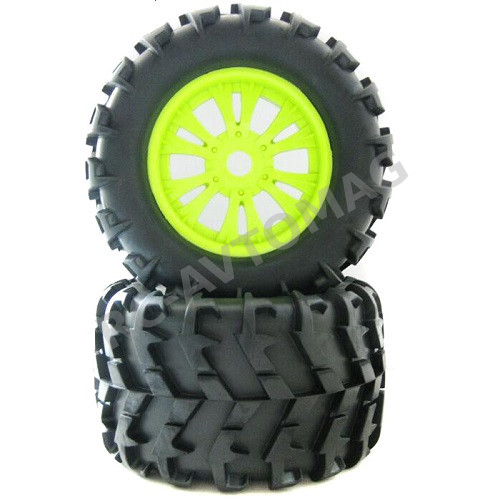 Колеса внедорожные HSP (#T810006-10) Wheel Assembly For Truck 150mm 1/8
