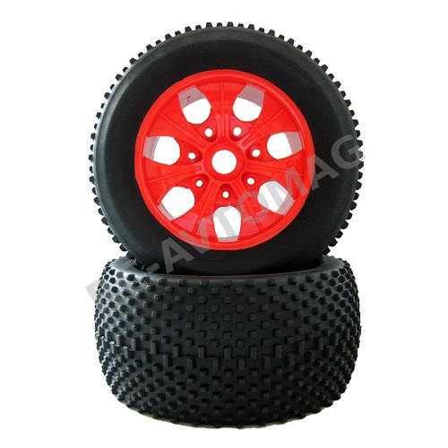 Колеса внедорожные HSP (#T810011-15) Wheel Assembly 140mm 1/8