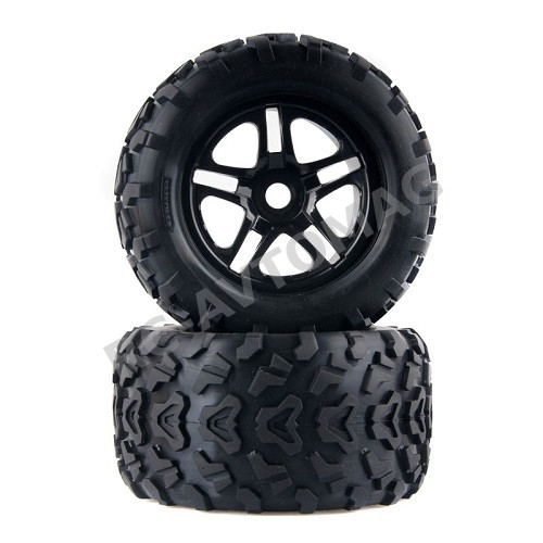 Колеса внедорожные HSP (#T3010) Wheel Assembly For Truck 160mm 1/8