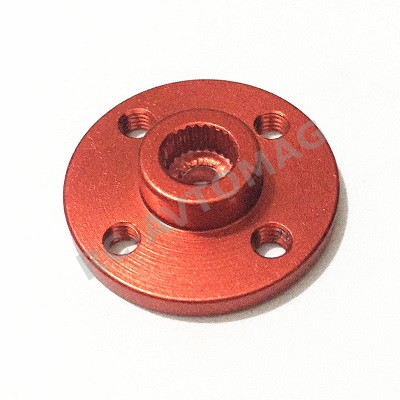 Сервосейвер RC Turn (#RTSA03001) Round Aluminum RC Servo Horns - 25/24T 24.5x5mm, L=8.5mm