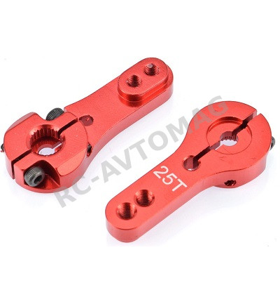 Сервосейвер RC Turn (#RTSH06001) Clamping Aluminum RC Servo Horns - 25T 35mm, L=19/23mm