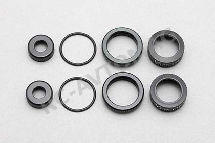 Элементы амортизаторов Yokomo (#Y4-S4C) O Ring Cap/Adjust Nut/Capnut for Big bore shock