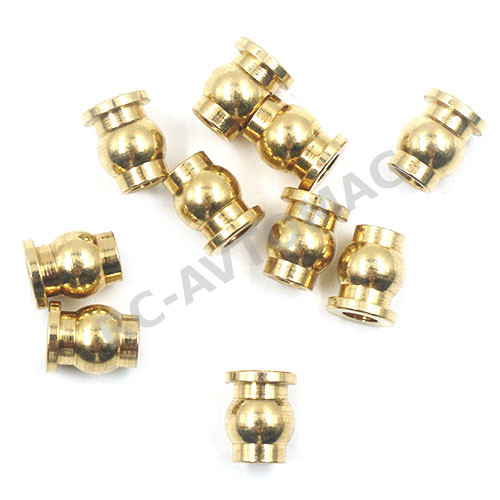 Шаровые Yeah Racing  (#AXSC-010) Brass 5.8mm Flange Ball 10 pcs For Axial SCX10 II Wraith Yeti