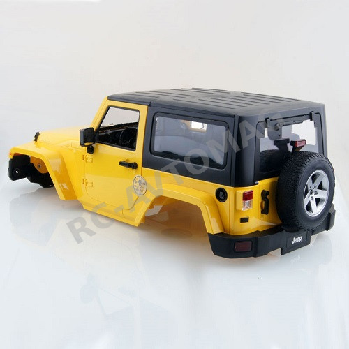 Кузов RC4x4 (#RubYellow) Rubicon Hard Plastic Body 1/10 SCX10/D90 желтый