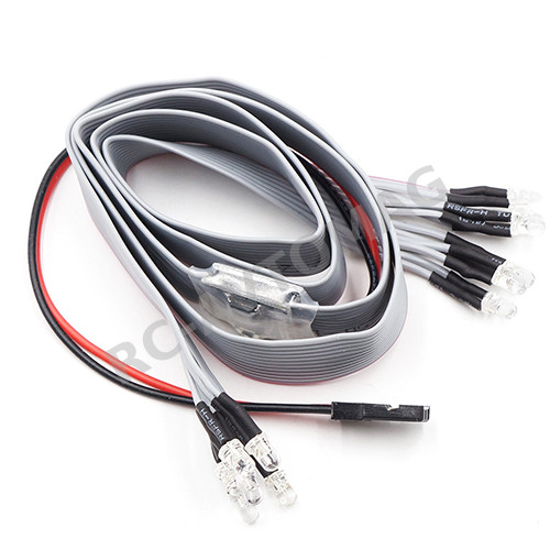 Светодиоды Yeah Racing (#LK-0033) Dark Drifter II Ultra Bright LED Flat Cable Light Set