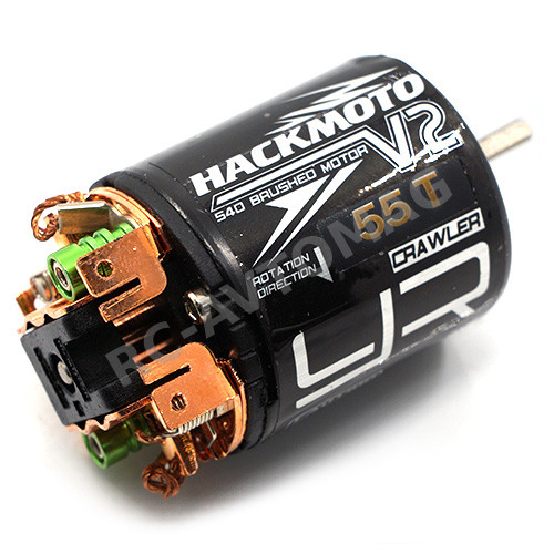 Коллекторный двигатель Yeah Racing (#MT-0016) Hackmoto V2 55T 540 BrushedMotor