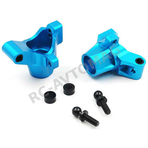 Чашки задние Yeah Racing (#TATT-012BU) Aluminum Rear Hub forTamiya TT02D TATT-S03 Blue