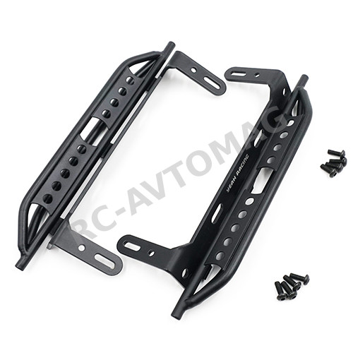 Подножки металлические Yeah Racing (#TRX4-053) Metal Rock Rails For Traxxas TRX-4 Black