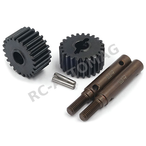 Шестерни Yeah Racing (#TRX4-066) 23T HD Tool Steel Shaft & Steel Portal Drive Output Spindle Gear 2pcs For Traxxas TRX-4