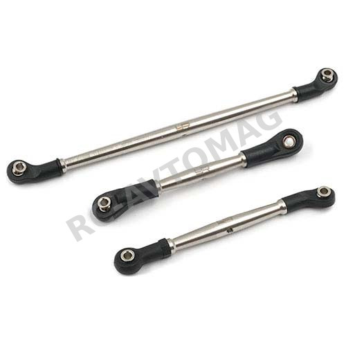 Тяги Yeah Racing (#TRX4-070) Stainless Steel Steering & Suspension Link Set For Traxxas TRX-4