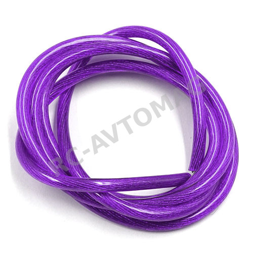 Провода Yeah Racing (#WPT-0137PP) 12AWG Transparent Wire1m Purple