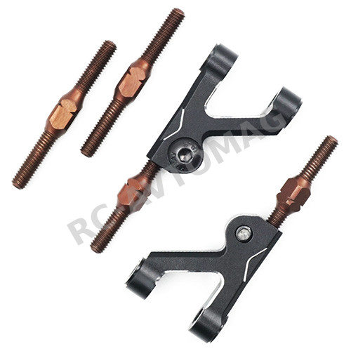 Рычаги передние Yeah Racing (#YKYD-009BK) Aluminum Low Profile Front Upper Arm For Yokomo YD2 Black