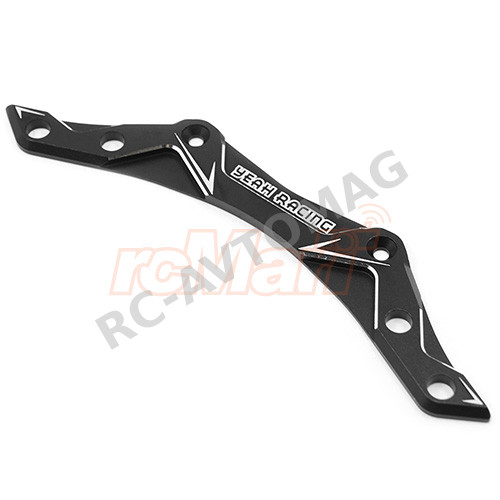 Бампер передний Yeah Racing (#YKYD-010BK) Aluminum Bumper Support Plate For Yokomo YD2 Black