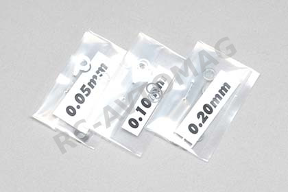 Шайбы Yokomo (#ZC-S40S) 4φS-S Spacer0.05/0.10/0.20mm10pcs.each