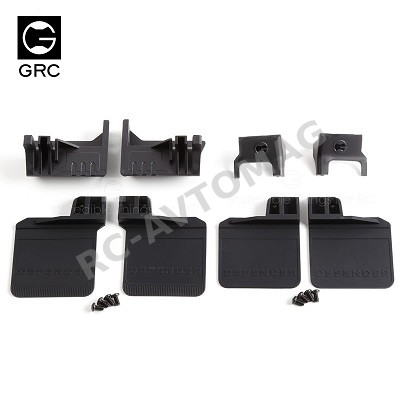 Брызговики масштабные GRC (#GAX0083CE) TRX4  T4  D110 Defender 1/10