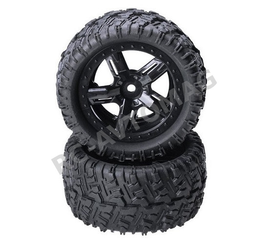 Колеса Remo Hobby (#P1953) Tires Assembly（Black )