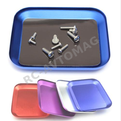 Корзина под метизы магнитная RCTurn (#RTEL01003) RC Week Magnetic Screw Tray  105*85mm