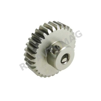Пиньен RCTurn (#RTG01A24T) Aluminum 7075 Hard Coated 48DP Motor Pinions Gear - Ti Gold