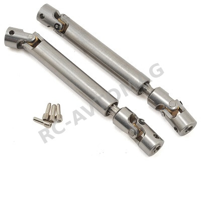 Вал привода RCTurn (#RTUP02004) Aluminum Center Driveshaft Set - Silver (95mm+110mm) 2pcs/set