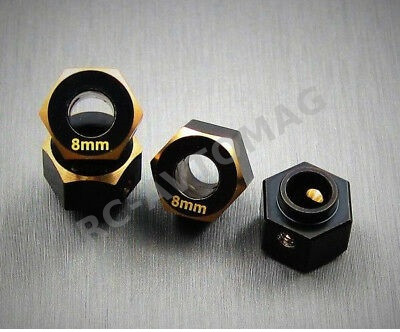 Хексы RCTurn (#RTWH01002) Brass Wheel Hex Adaptor Extensions  - Black RCTurn (#RTWH01002B) Brass Wheel Hex Adaptor Extensions  - Black +3 (12x8mm) 25g 4pcs/set